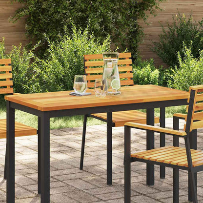 vidaXL Tischplatte Öl-Natur 110 x 55 x 2 cm Massivholz Akazie