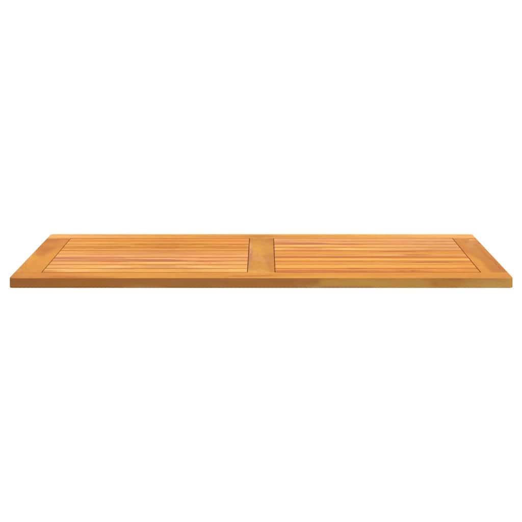 vidaXL Tischplatte Öl-Natur 110 x 55 x 2 cm Massivholz Akazie