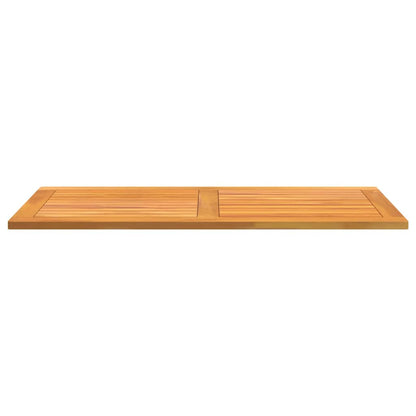 vidaXL Tischplatte Öl-Natur 110 x 55 x 2 cm Massivholz Akazie