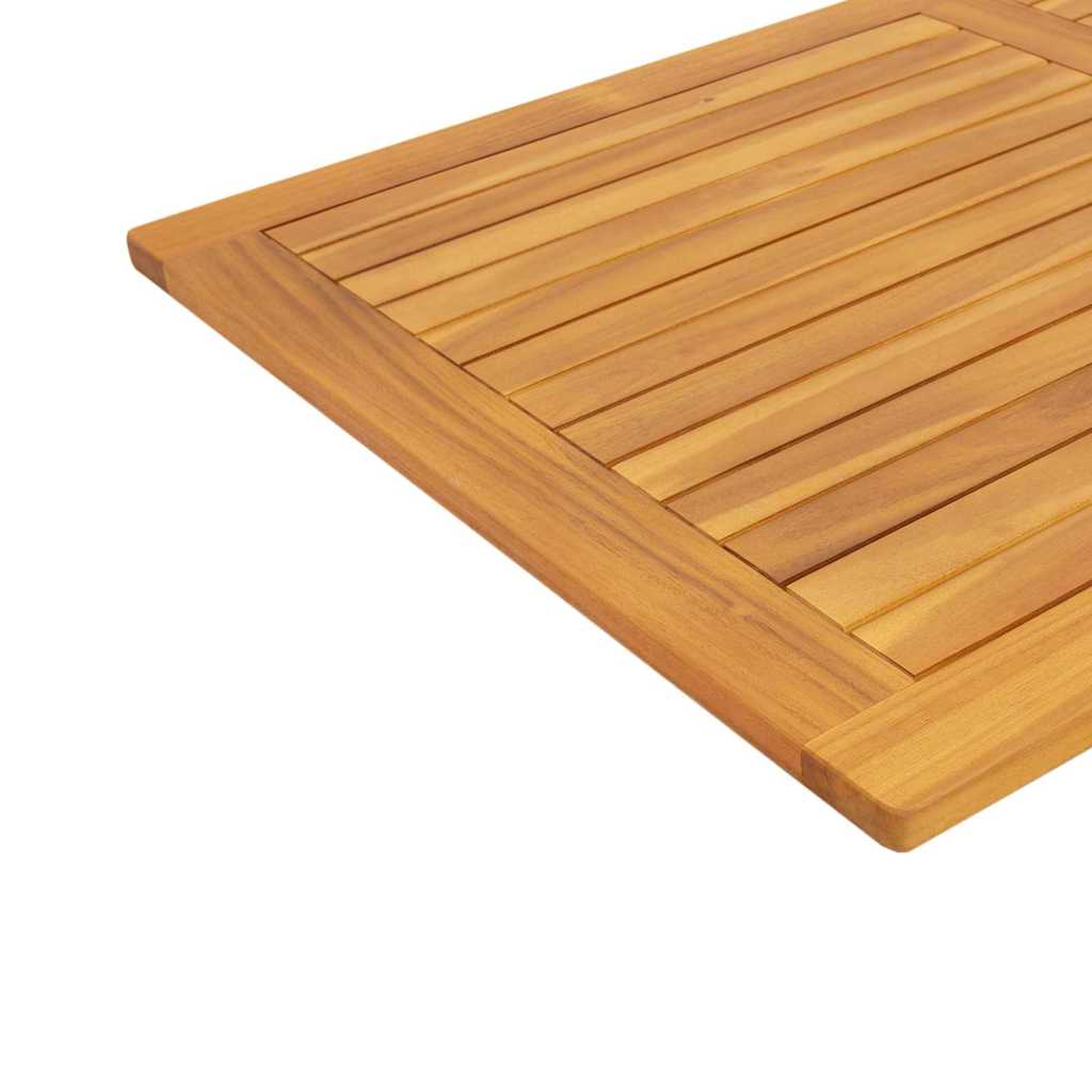 vidaXL Tischplatte Braun 120 x 70 x 2 cm Massivholz Akazie