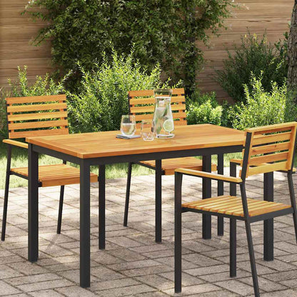 vidaXL Tischplatte Braun 120 x 70 x 2 cm Massivholz Akazie