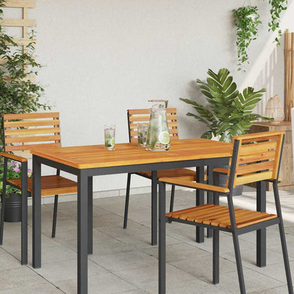 vidaXL Tischplatte Braun 120 x 70 x 2 cm Massivholz Akazie