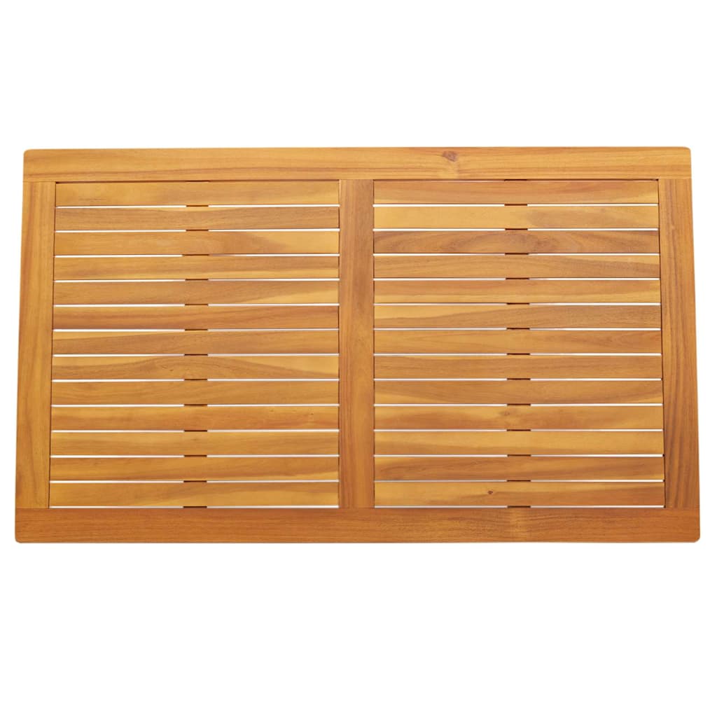 vidaXL Tischplatte Braun 120 x 70 x 2 cm Massivholz Akazie