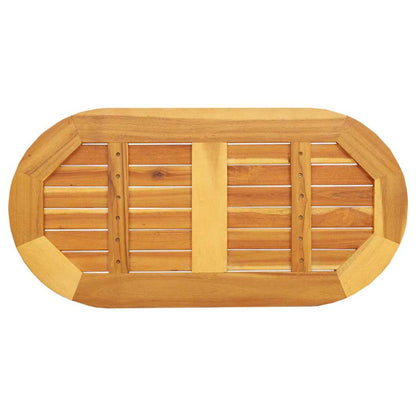 vidaXL Tischplatte Öl-Natur 80 x 40 x 2 cm Massivholz Akazie