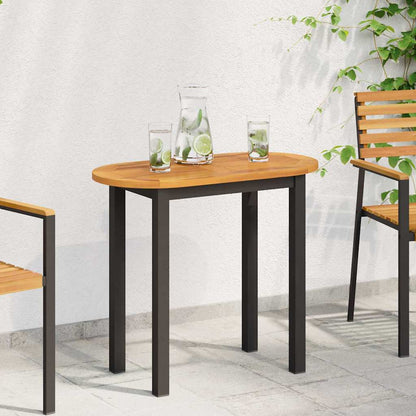 vidaXL Tischplatte Öl-Natur 80 x 40 x 2 cm Massivholz Akazie