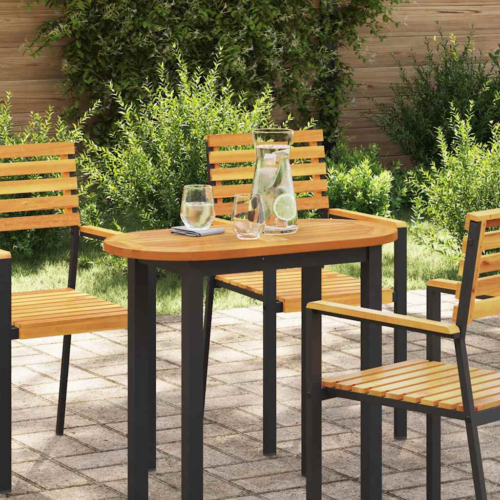 vidaXL Tischplatte Öl-Natur 80 x 40 x 2 cm Massivholz Akazie