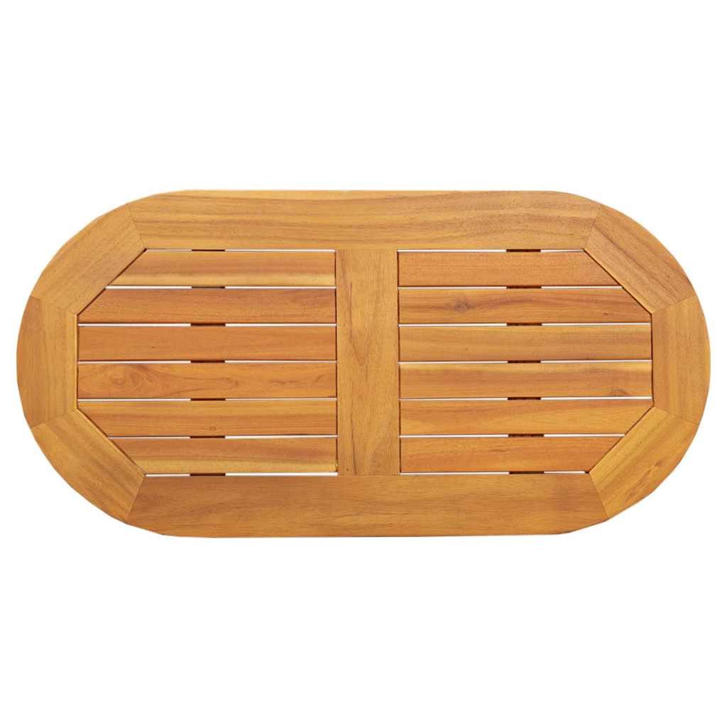 vidaXL Tischplatte Öl-Natur 80 x 40 x 2 cm Massivholz Akazie