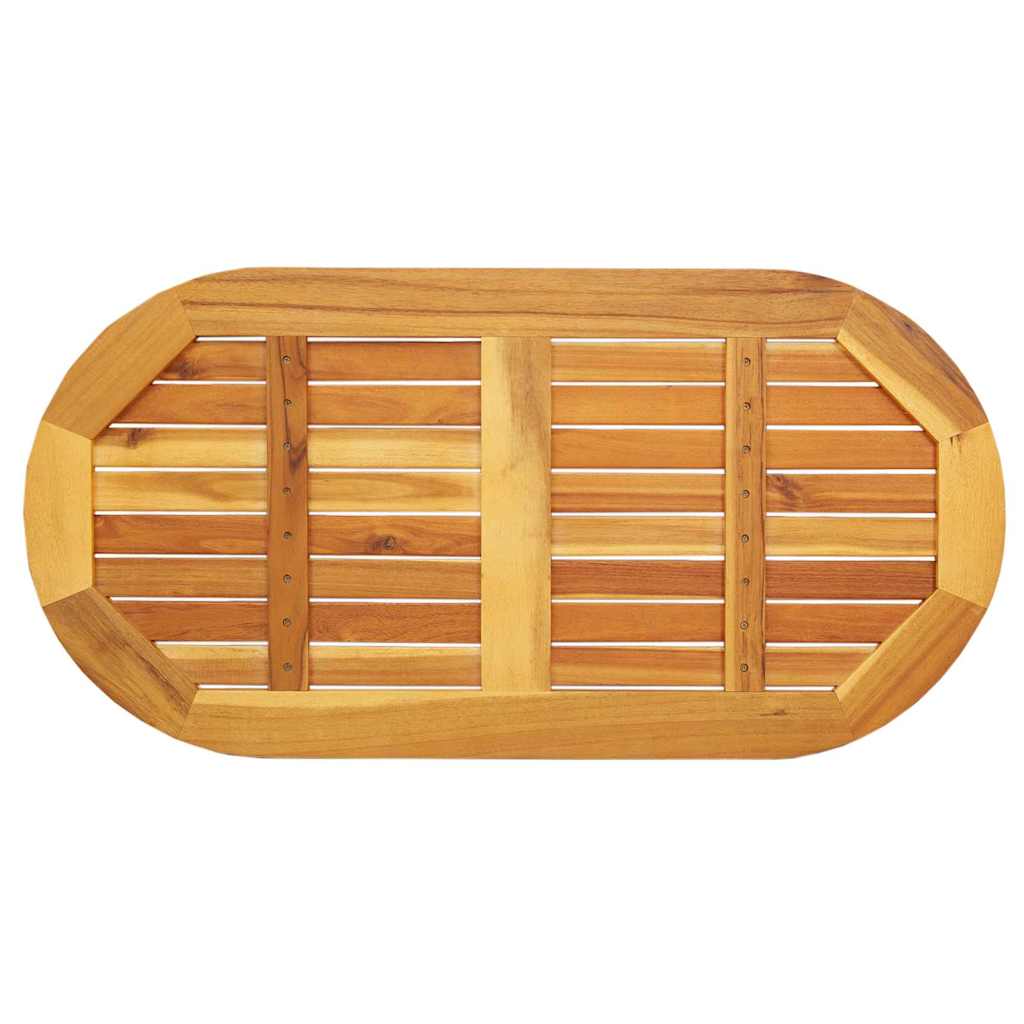vidaXL Tischplatte Öl-Natur 100 x 50 x 2 cm Massivholz Akazie