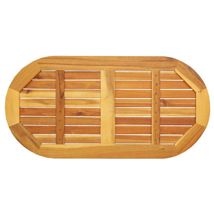 vidaXL Tischplatte Öl-Natur 100 x 50 x 2 cm Massivholz Akazie