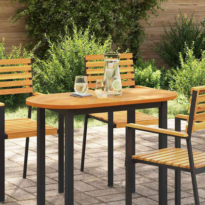 vidaXL Tischplatte Öl-Natur 100 x 50 x 2 cm Massivholz Akazie
