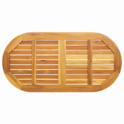 vidaXL Tischplatte Öl-Natur 110 x 55 x 2 cm Massivholz Akazie