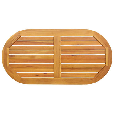 vidaXL Tischplatte Öl-Natur 110 x 55 x 2 cm Massivholz Akazie