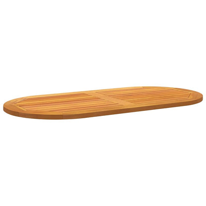 vidaXL Tischplatte Öl-Natur 110 x 55 x 2 cm Massivholz Akazie
