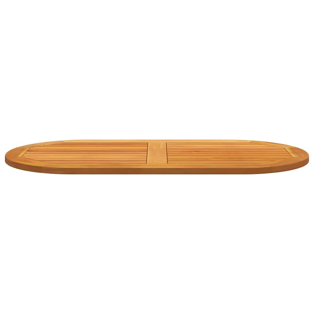 vidaXL Tischplatte Öl-Natur 110 x 55 x 2 cm Massivholz Akazie