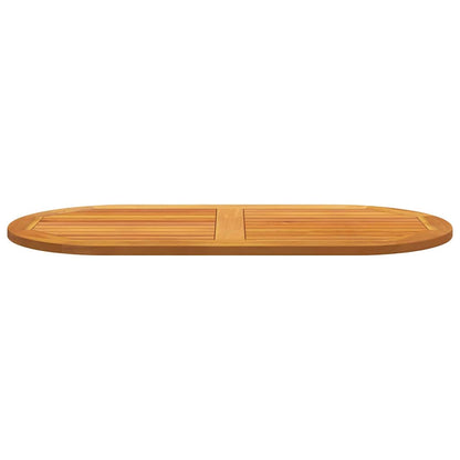 vidaXL Tischplatte Öl-Natur 110 x 55 x 2 cm Massivholz Akazie