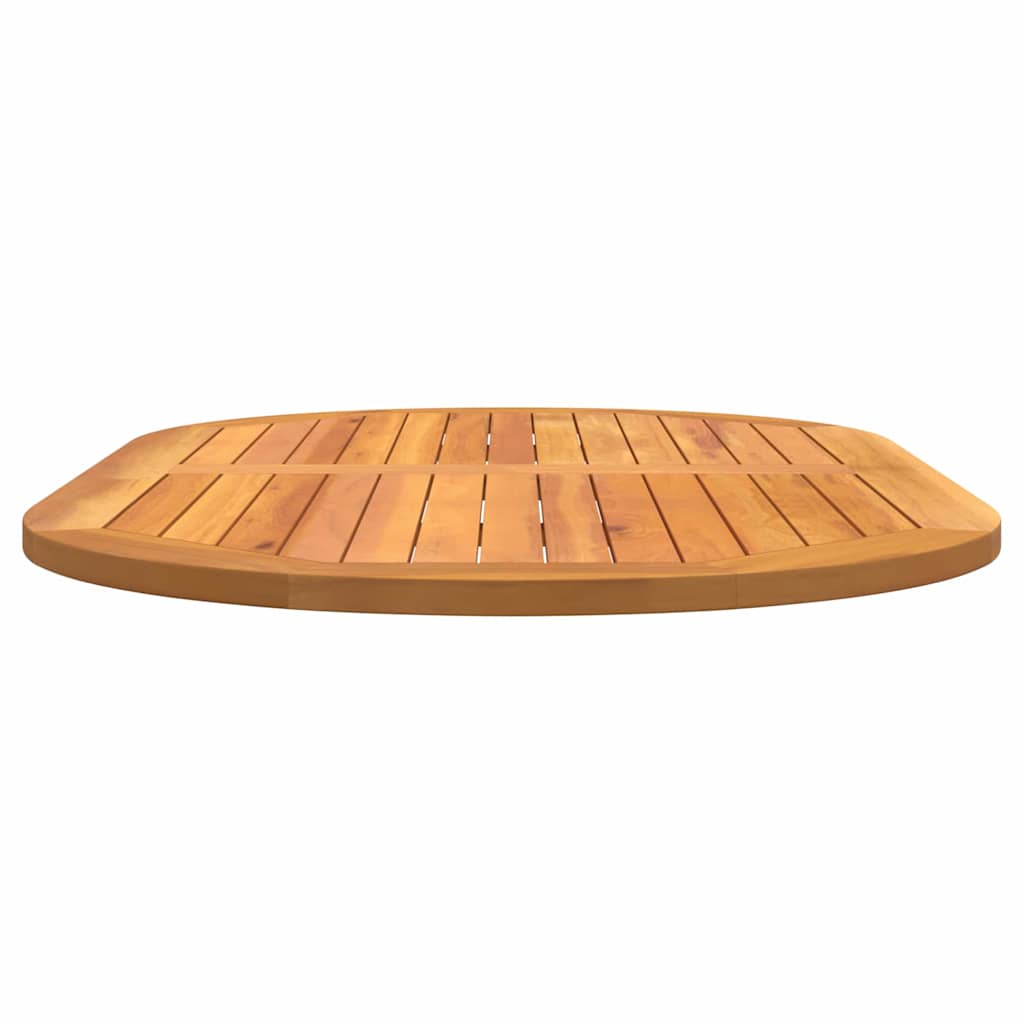 vidaXL Tischplatte Braun 120 x 70 x 2 cm Akazie Massivholz