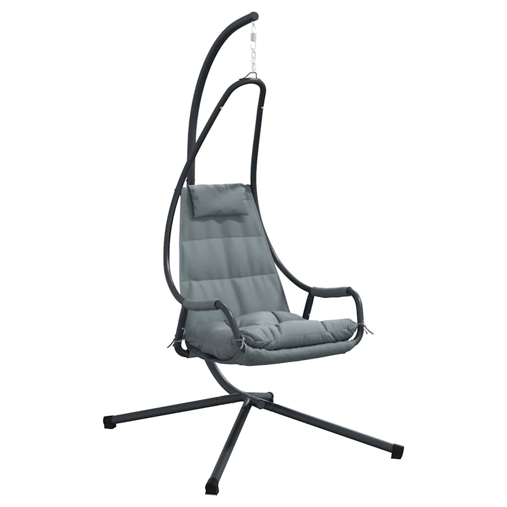 Hängendes Ei-Stuhl Anthrazit 94 x 107 x 196,5 cm Stahl