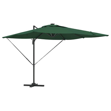 vidaXL Sonnenschirm Grün 286 x 284 x 270 cm Aluminium und Polyester