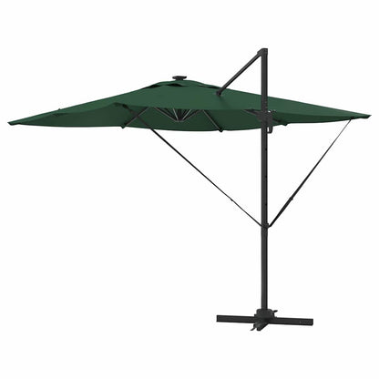 vidaXL Sonnenschirm Grün 286 x 284 x 270 cm Aluminium und Polyester