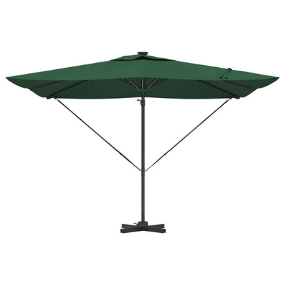 vidaXL Sonnenschirm Grün 286 x 284 x 270 cm Aluminium und Polyester