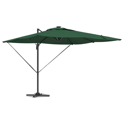 vidaXL Sonnenschirm Grün 286 x 284 x 270 cm Aluminium und Polyester
