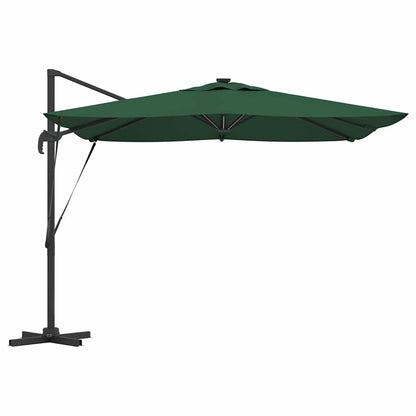 vidaXL Sonnenschirm Grün 286 x 284 x 270 cm Aluminium und Polyester