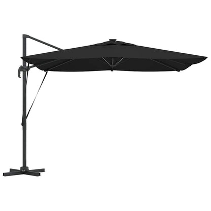 vidaXL Sonnenschirm Schwarz 286 x 284 x 270 cm Aluminium und Polyester