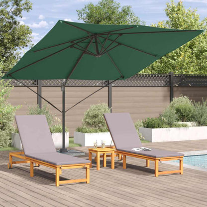 Roma Parasol Grün 286 x 284 x 265 cm Aluminium und Polyester