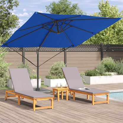 Roma Parasol Blau 286 x 284 x 265 cm Aluminium und Polyester