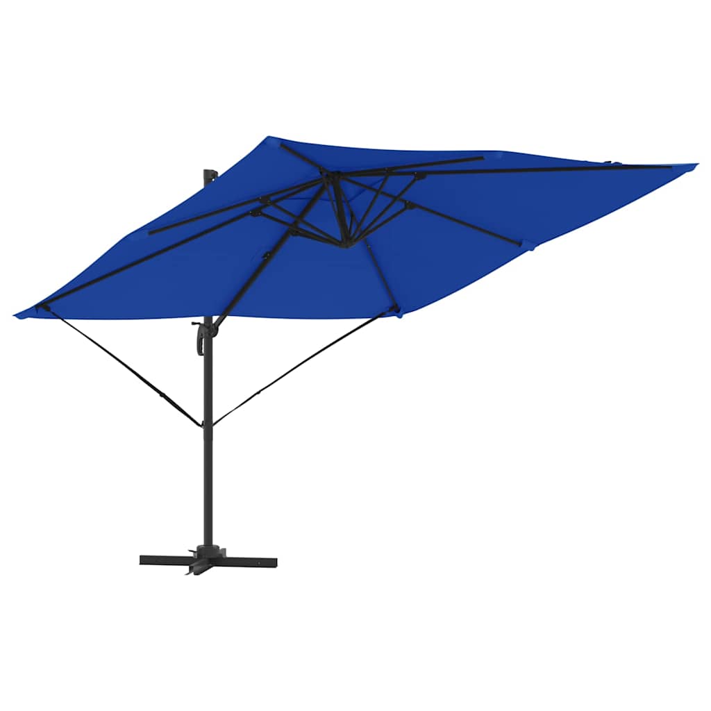 Roma Parasol Blau 286 x 284 x 265 cm Aluminium und Polyester