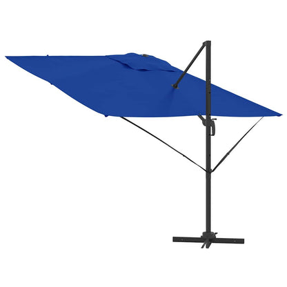 Roma Parasol Blau 286 x 284 x 265 cm Aluminium und Polyester