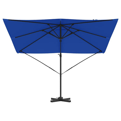Roma Parasol Blau 286 x 284 x 265 cm Aluminium und Polyester