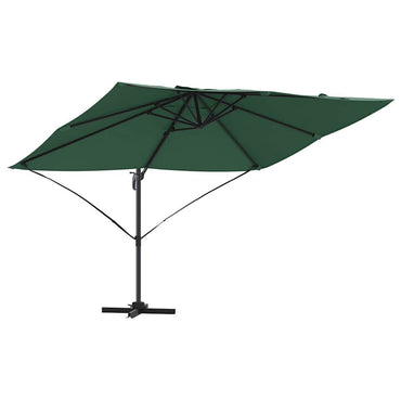 vidaXL Sonnenschirm Grün 351 x 250 x 260 cm Polyester und Aluminium
