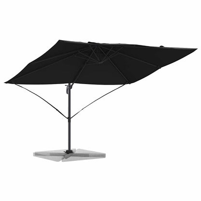 vidaXL Sonnenschirm Schwarz 351 x 250 x 260 cm Polyester und Aluminium