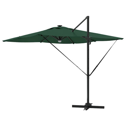 vidaXL Roma Parasol Grün 286 x 284 x 270 cm Aluminium und Polyester