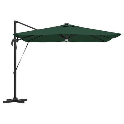 vidaXL Roma Parasol Grün 286 x 284 x 270 cm Aluminium und Polyester