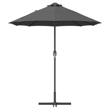 vidaXL Garten-Sonnenschirm Anthrazit 370 x 197 x 239 cm