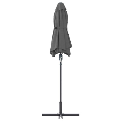 vidaXL Garten-Sonnenschirm Anthrazit 370 x 197 x 239 cm