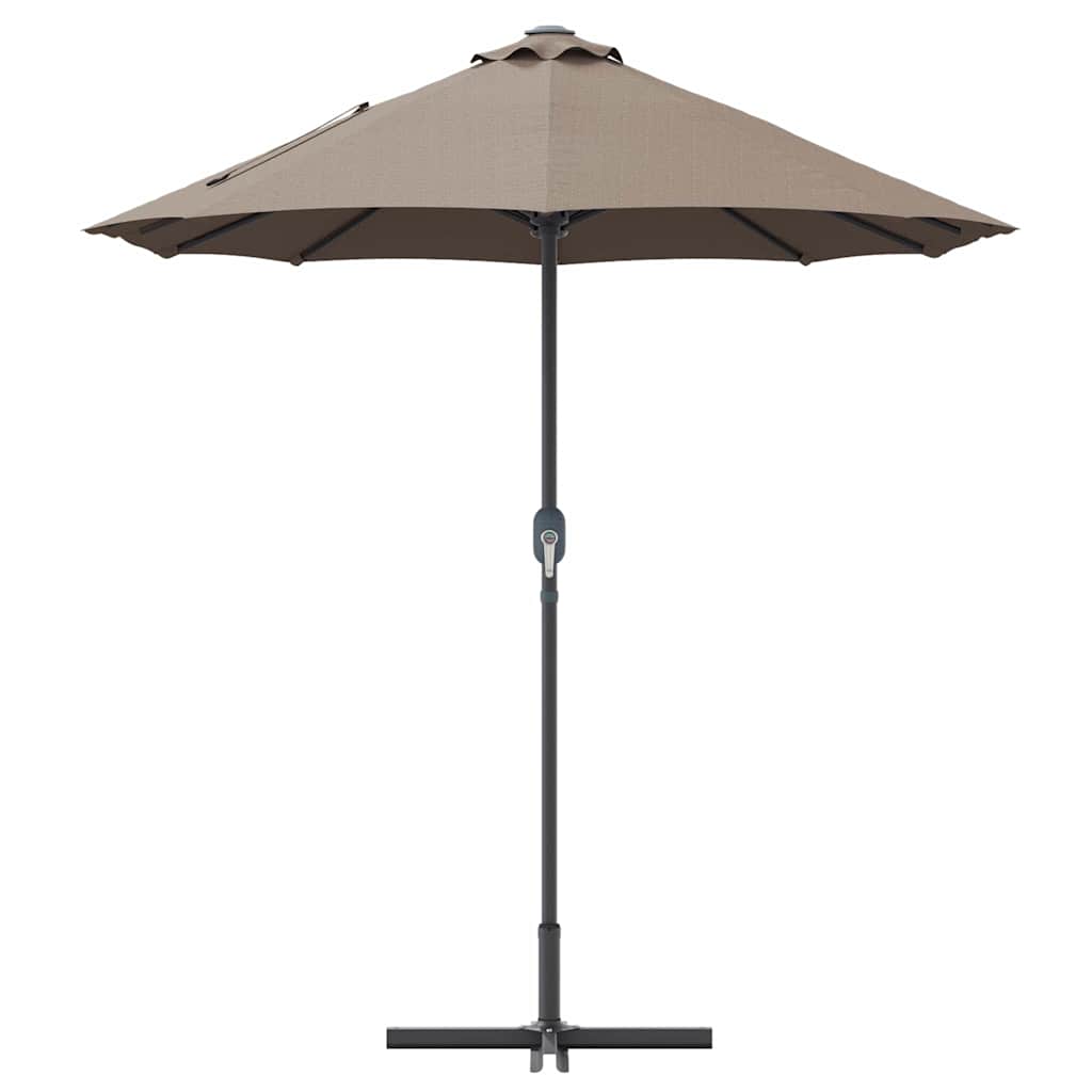 Garten-Sonnenschirm Taupe 370 x 197 x 239 cm