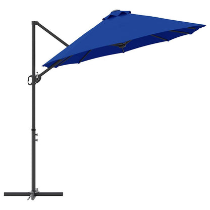 vidaXL Sonnenschirm Azurblau 372 x 198 x 243 cm
