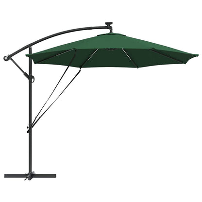 vidaXL Parasol Vert 294 x 294 x 248 cm Polyester et Aluminium
