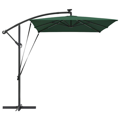 vidaXL Sonnenschirm Grün 294 x 200 x 270 cm Polyester und Aluminium
