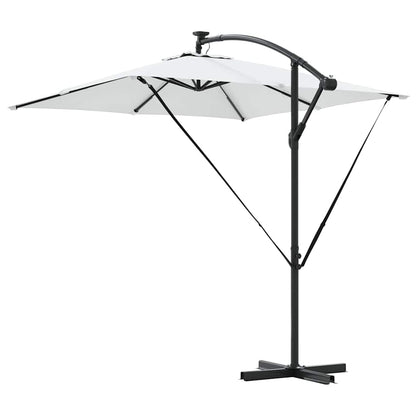vidaXL Auskragender Bananenschirm Sand 249 x 249 x 250 cm