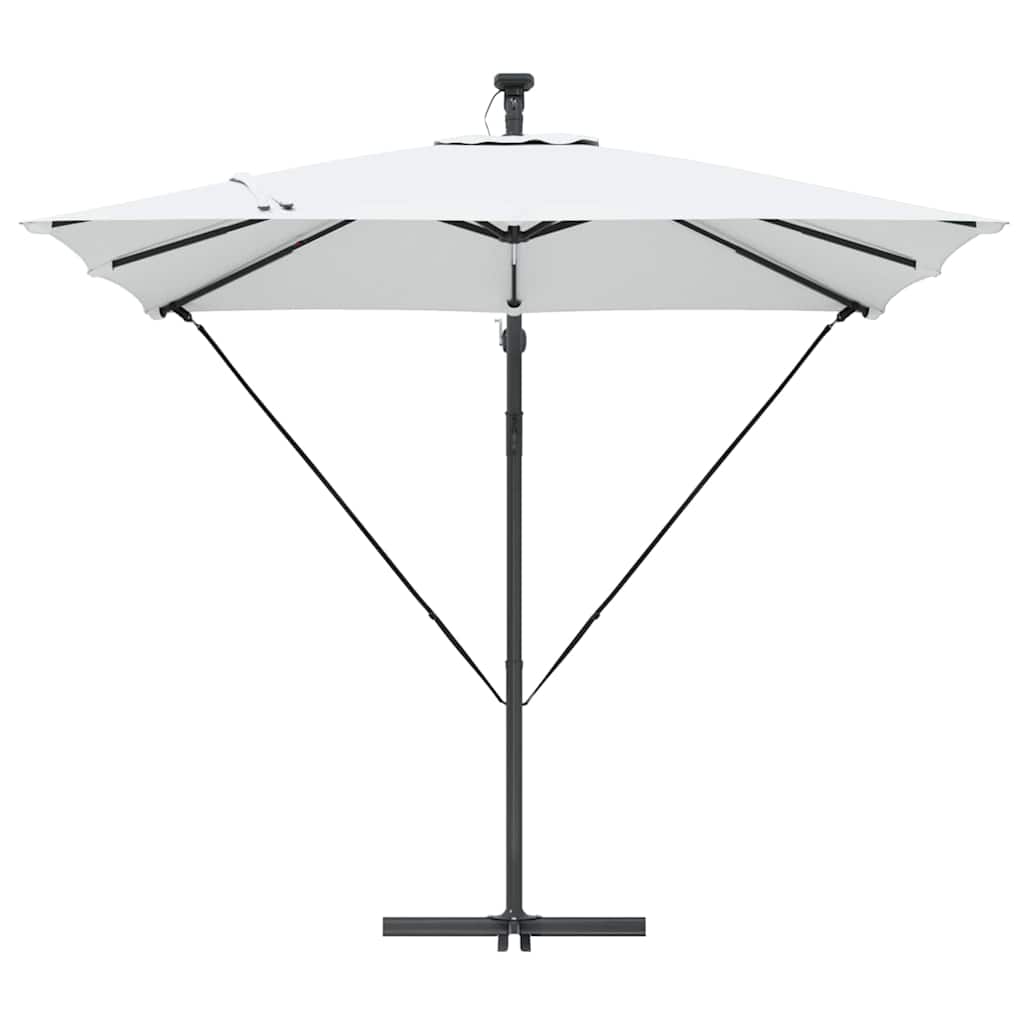 vidaXL Auskragender Bananenschirm Sand 249 x 249 x 250 cm