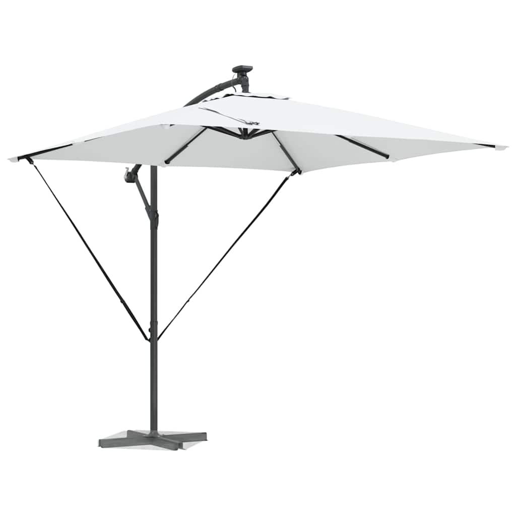 vidaXL Auskragender Bananenschirm Sand 249 x 249 x 250 cm