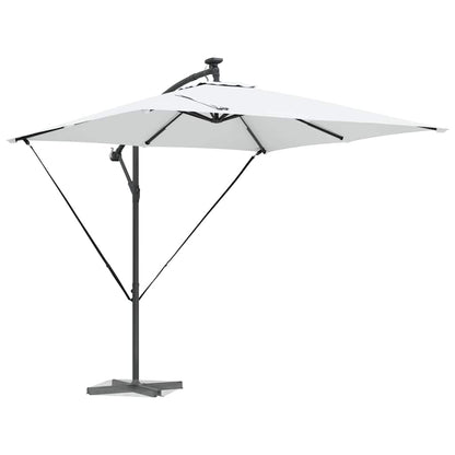 vidaXL Auskragender Bananenschirm Sand 249 x 249 x 250 cm