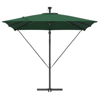 vidaXL Parasol déporté bananier vert 249 x 249 x 250 cm