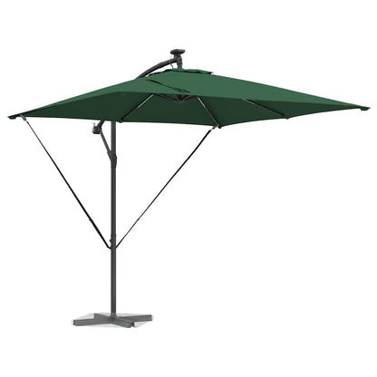 vidaXL Parasol déporté bananier vert 249 x 249 x 250 cm