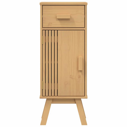 vidaXL Badezimmermöbel-Set mit Regal 4 pcs Braun Massivholz Kiefer