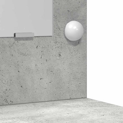 Schminktisch mit Tür 2 pcs Grau 50 x 41 x 135 cm Holzwerkstoff